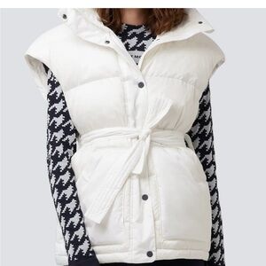 Perfect moment oversized vest II white